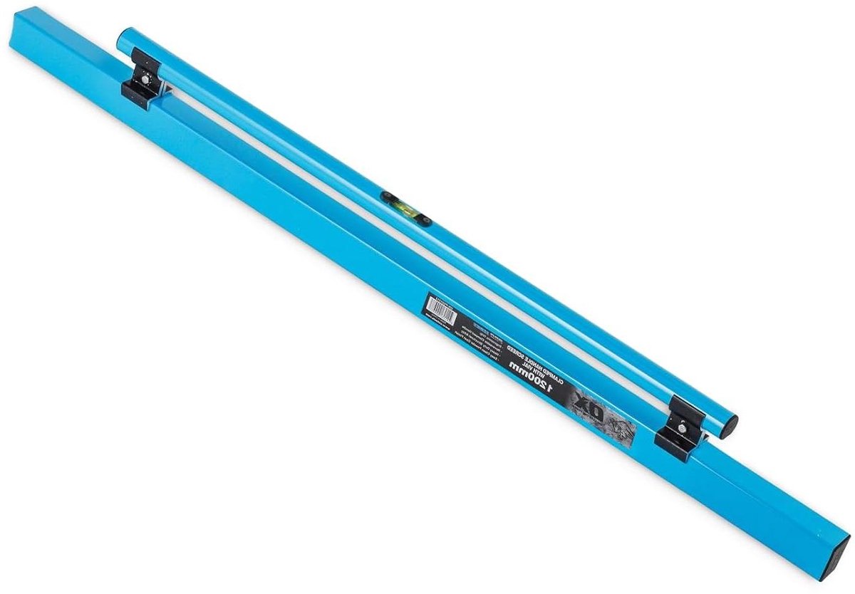 Beton Schrep - Afrijrei Beton - Beton Egaliseren - Met Ingebouwde Waterpas - 120 cm - Zilver