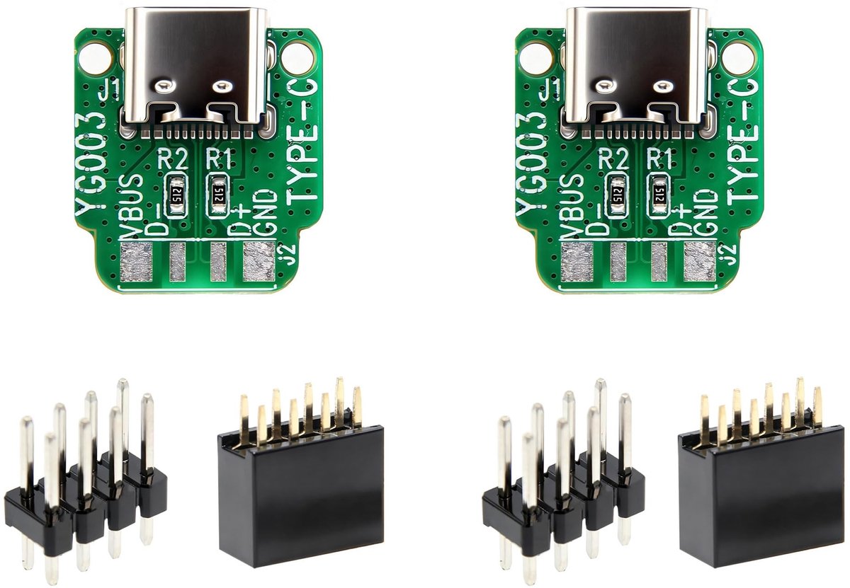 Omgoods - USB Type-C Breakout Board, 2-Pack