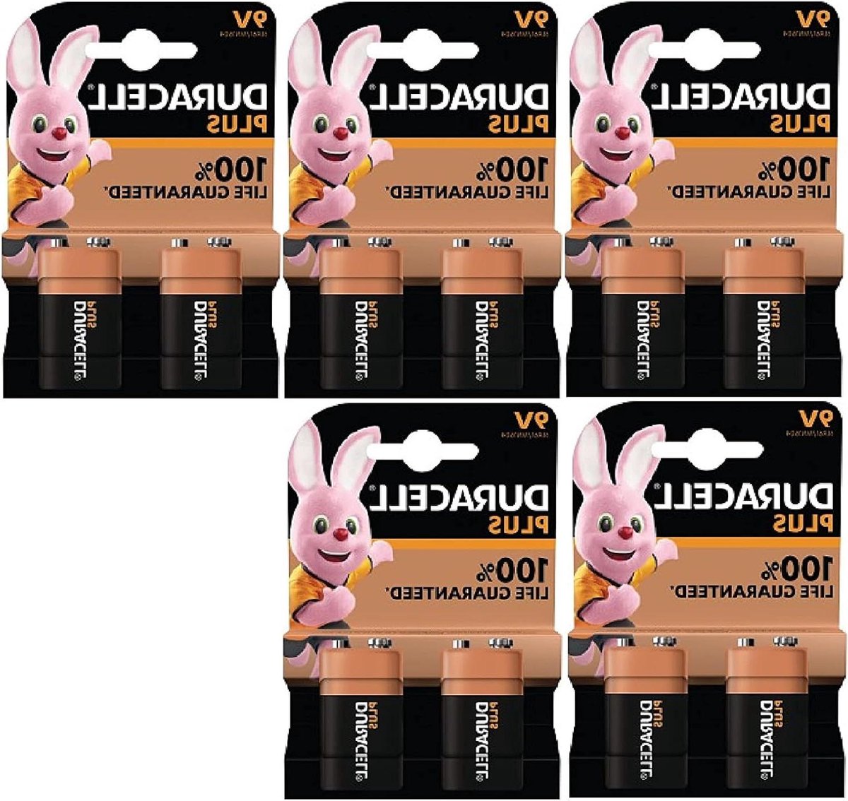 Alkaline Batterijen - 9 Volt Blok - Apparaten Voeden - Betrouwbare Energie - 10 Stuks - Zwart