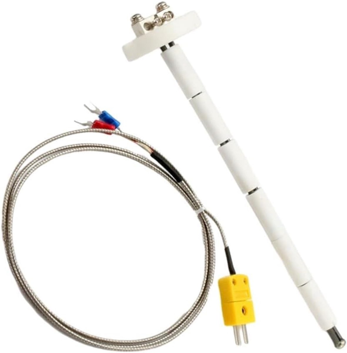K-Type Temperatuursensor voor Keramische Oven - Hoge Temperatuur Probe tot 1300℃ - 200mm Lengte, Nauwkeurige Metingen, Duurzaam en Betrouwbaar