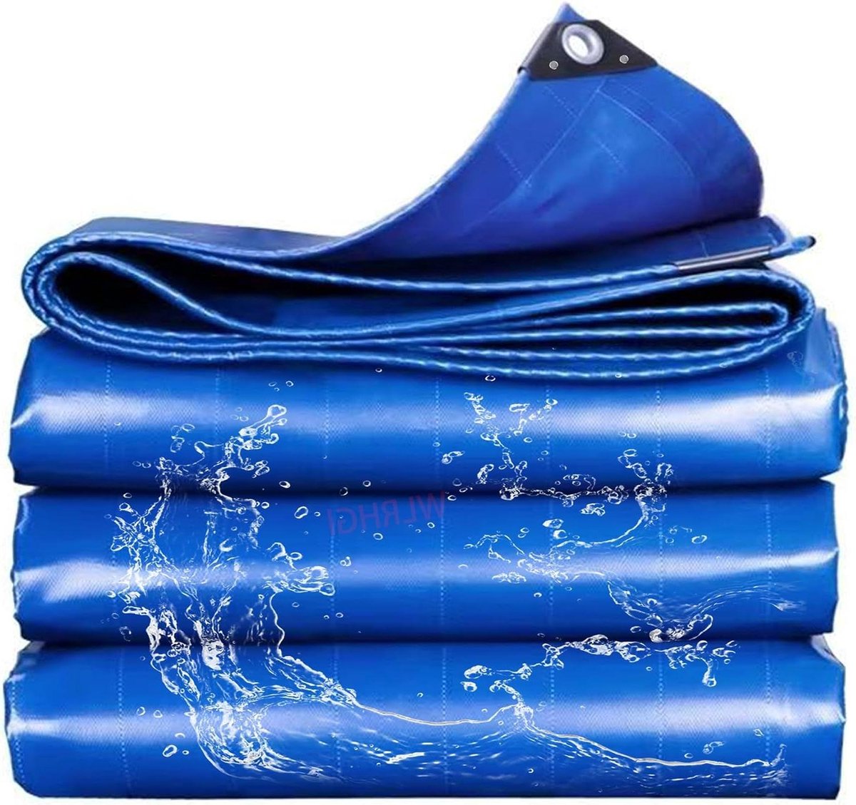 Camping Tarp Shelter - Waterdicht Zeil - Buiten Beschermen - Versterkte Ogen - 0.5 x 30.5 m - Blauw