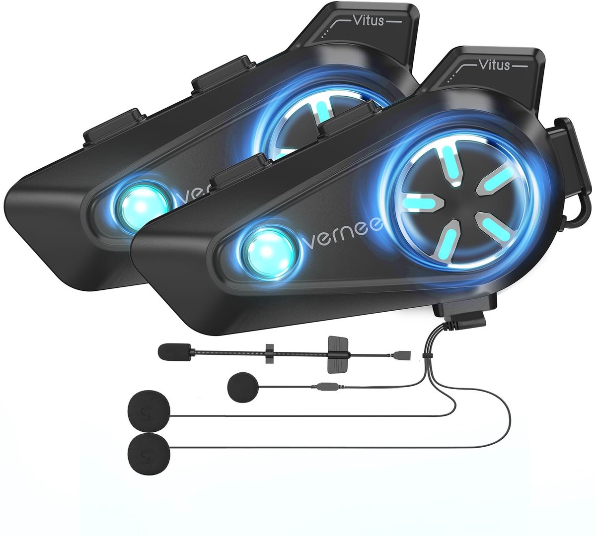 Omgoods - Bluetooth Headset voor Motorhelmen, IP67 Waterproof