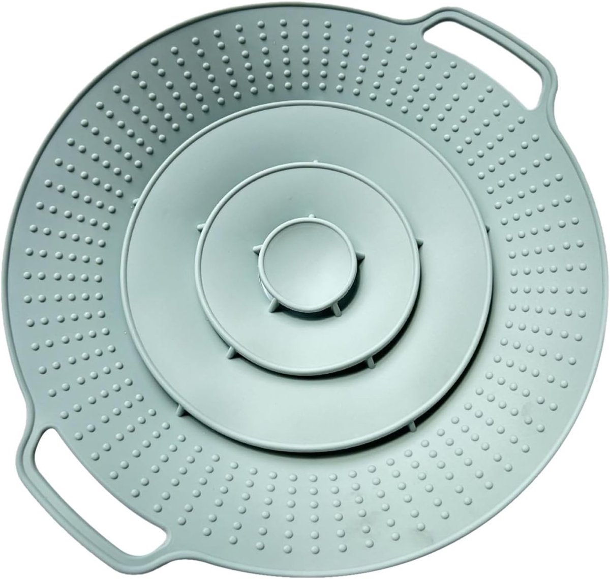 Overkook- en Spatbescherming van Siliconen voor Pannen - Hittebestendig, Vaatwasmachinebestendig en Geschikt voor Fornuis en Magnetron (Groen)