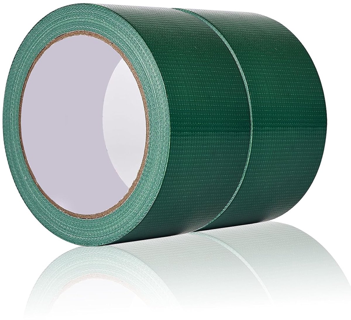 Kleurrijke Gaffer Tape Set van 2 Rollen, 50 mm x 20 m, Sterke Plakband voor Reparaties, Creatieve Projecten en Industrieel Gebruik (Groen)