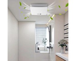 Badkamer Ventilator - Afzuiger Badkamer - Vocht Bestrijden - Geluidsarme Werking - 150mm Diameter - Wit
