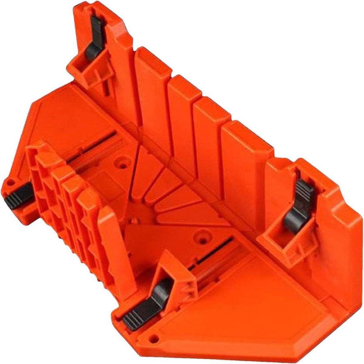 Verstekbak Zaagset - Precisie Snijgereedschap - Houtbewerking Hoeksneden - Verstelbare Hoeken - 29.5 x 9 x 5 cm - Grijs