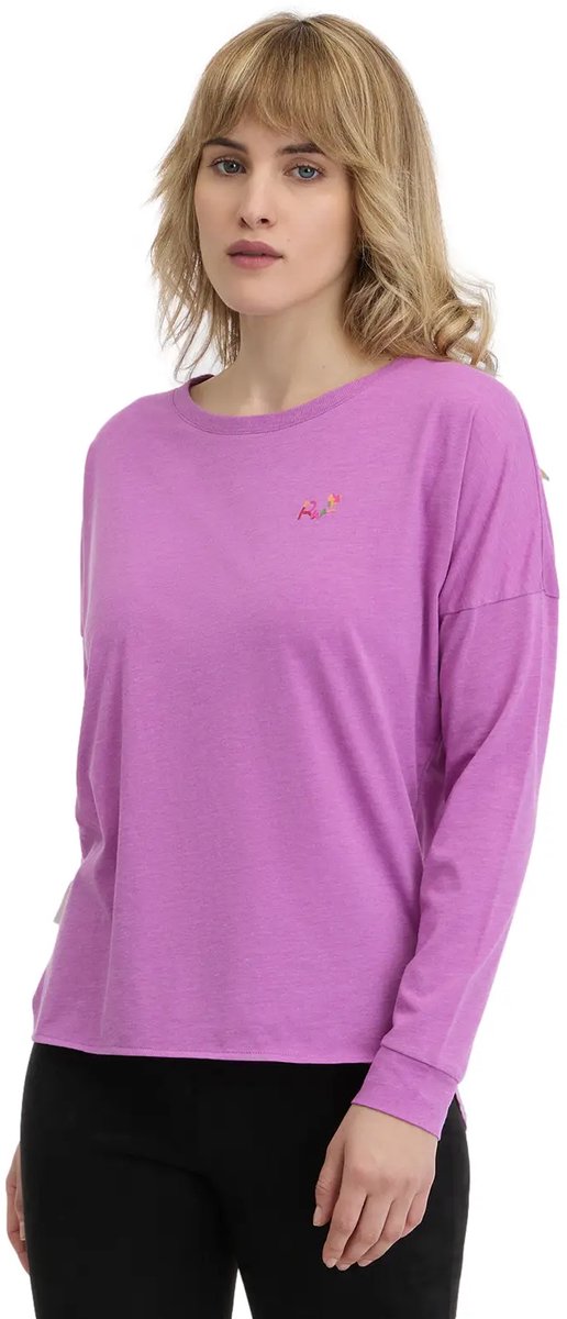 Dames-T-shirt met lange mouwen Ragwear Shimona Paars