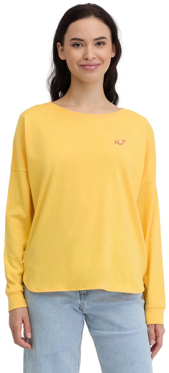 Dames-T-shirt met lange mouwen Ragwear Shimona Banaan