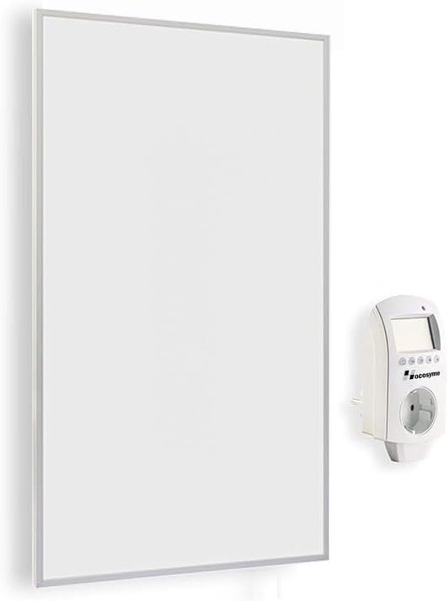Infrarood Verwarming 600W – Wandpaneel met Thermostaat – Afstandsbediening – Timer – Voor 5–15 m²
