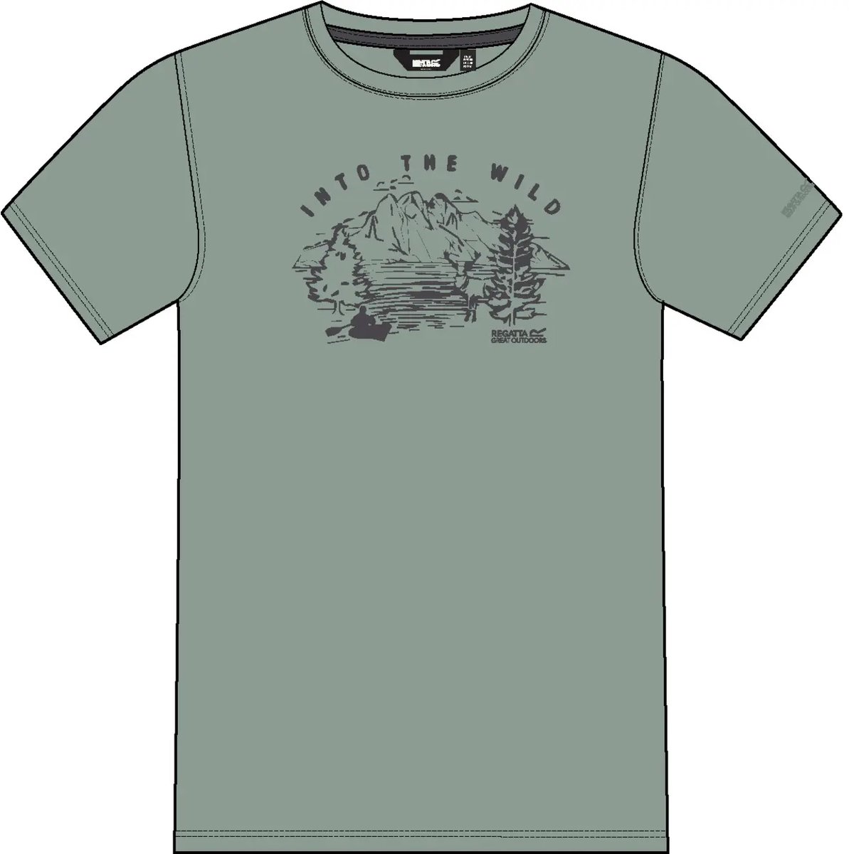 T-shirt Regatta Cline IX Gletsjer Wilde Scene