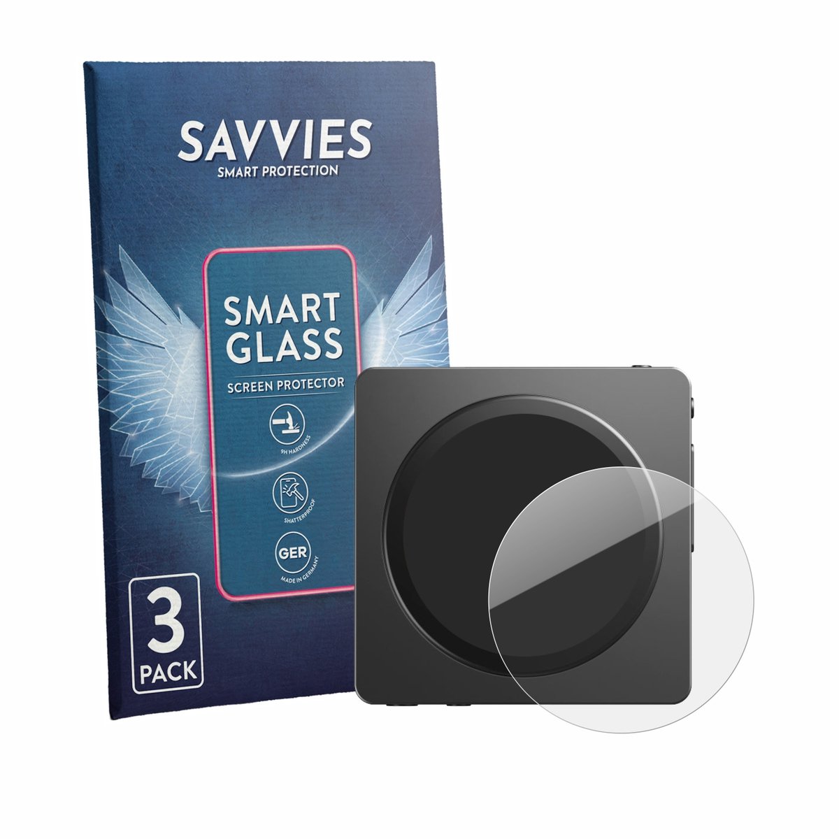 3 Stuks Savvies Screenprotector - geschikt voor FiiO SnowSky Disc - beschermfolie glas transparant