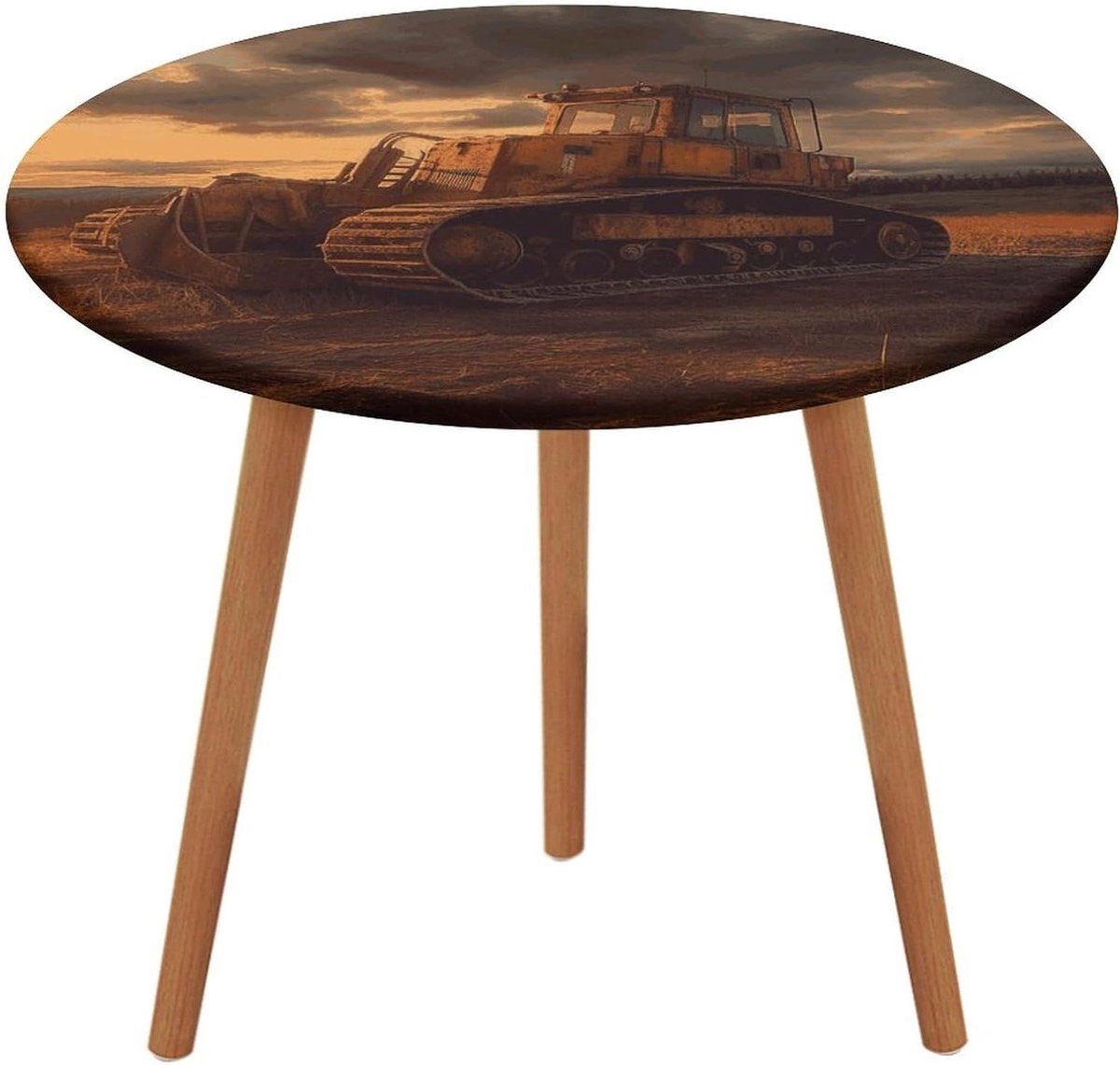 Ronde Tafelkleed - Tafelhoes Elastisch - Tafel Beschermen - Waterdicht Oliebestendig - 130 cm - Stijl