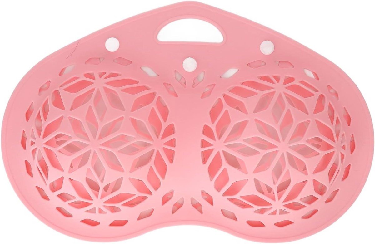 BH waszak - Lingerie beschermer - Kleding beschermen - Holle structuur - 24 x 24 x 5 cm - Grijs