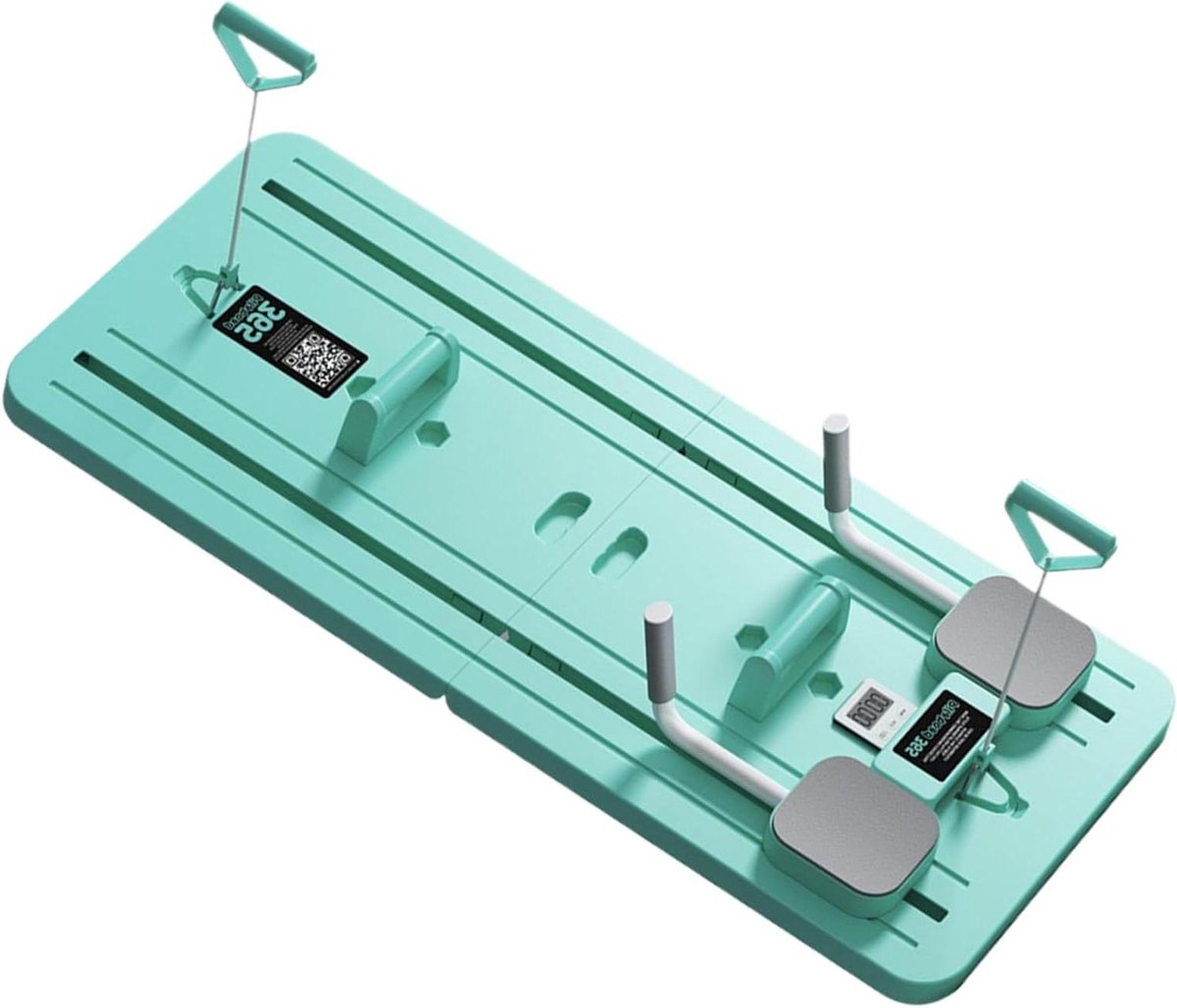 Pilates Bord - Fitness Tool - Thuis Trainen - Compact En Lichtgewicht - 106x41cm - Groen