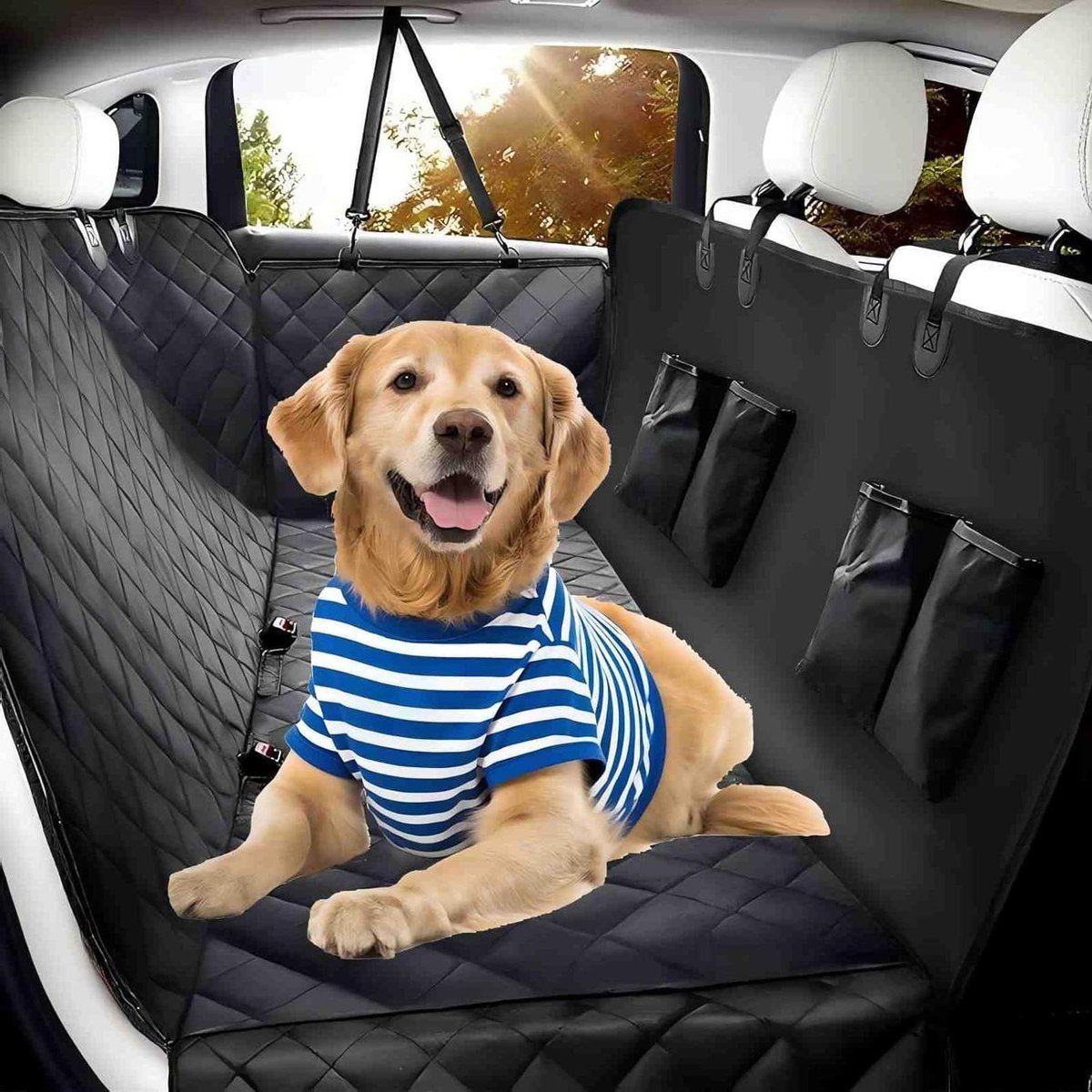 Hondendeken Auto Achterbank - Hondenkleed Auto - Bescherming Auto - Waterdicht en Krasbestendig - Groot Formaat - normal