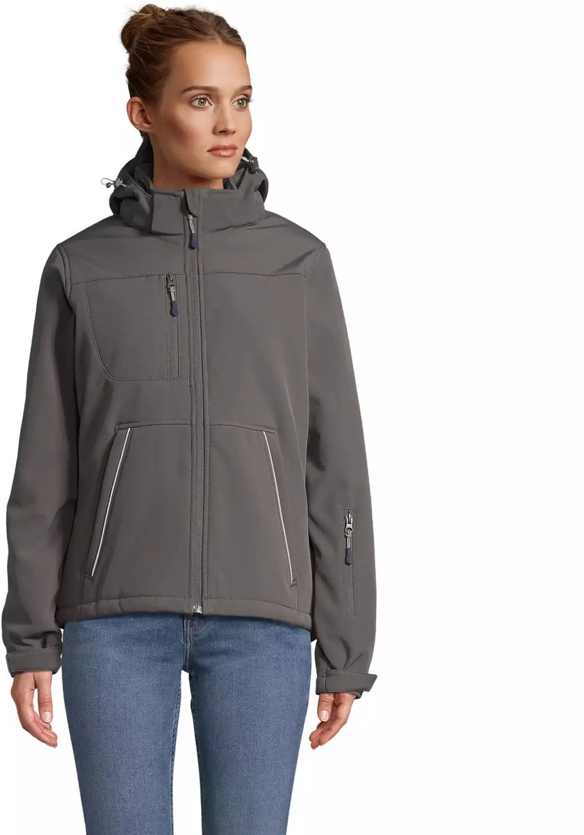 SOL'S Women´s Rock Padded Softshell L844 - Charcoal Grey (Solid) - M