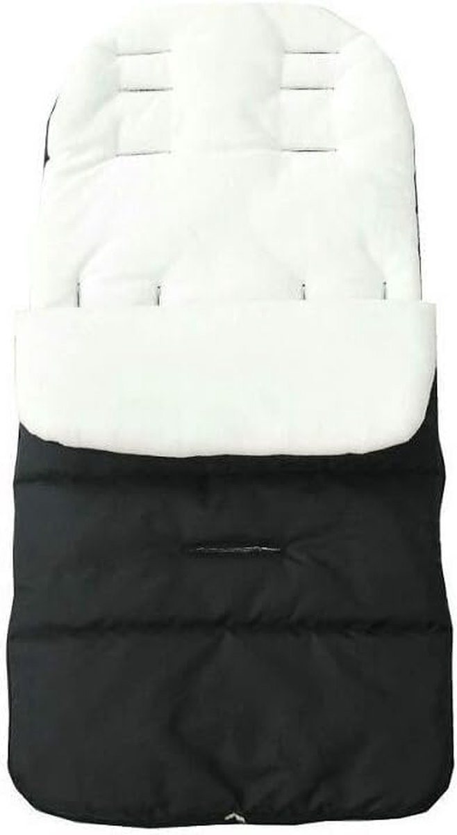 Kinderwagen Voetenzak - Baby Slaapzak - Baby Warm Houden - Waterdicht Winddicht - 88 x 40 cm - Zwart