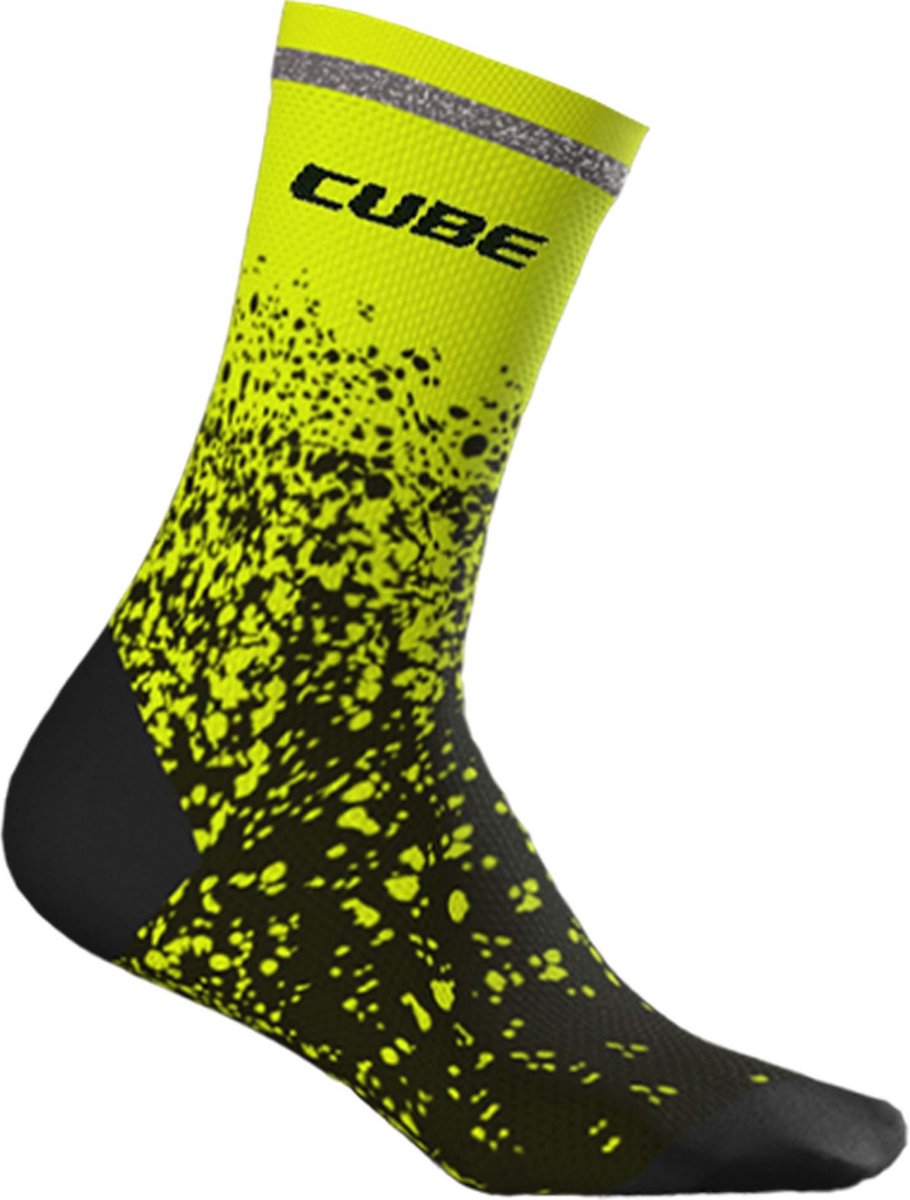 CUBE SOCKS HIGH CUT SAFETY YELLOW 44-47