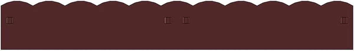 Landschapsrand - Tuinrand Metaal - Tuin Aanleggen - Roestwerende Coating - 36 inch - Brons