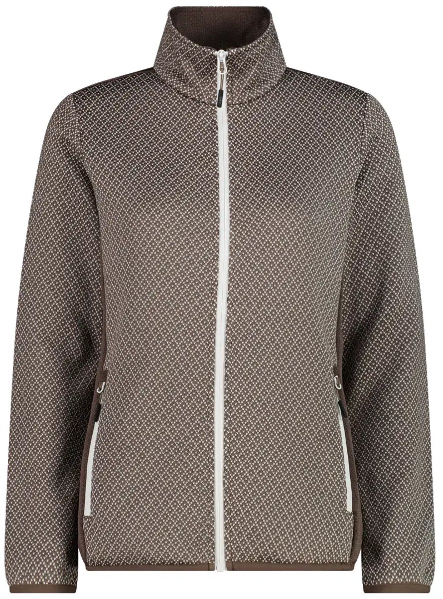 Damesfleece met rits CMP Wit