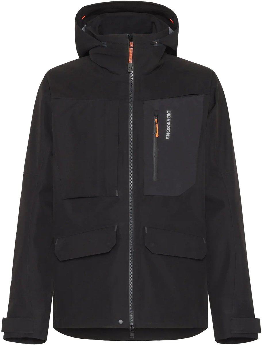 Hooded jacket Didriksons Fractus 3 Zwart