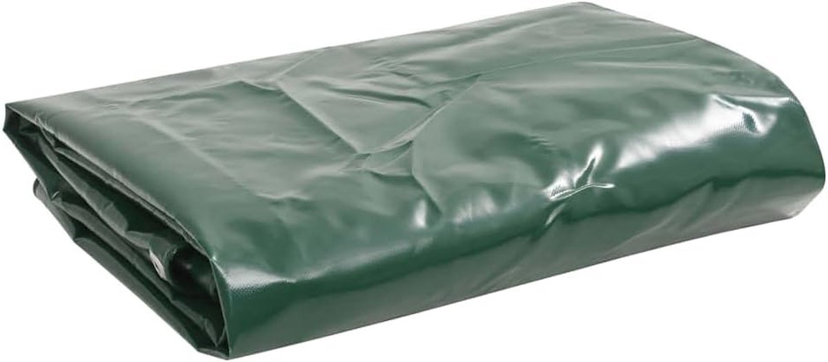 Afdekzeil Waterdicht - Beschermzeil Zeil - Tuinmeubelen Afdekken - Scheurbestendig PVC Coating - 5 x 6 m - Groen