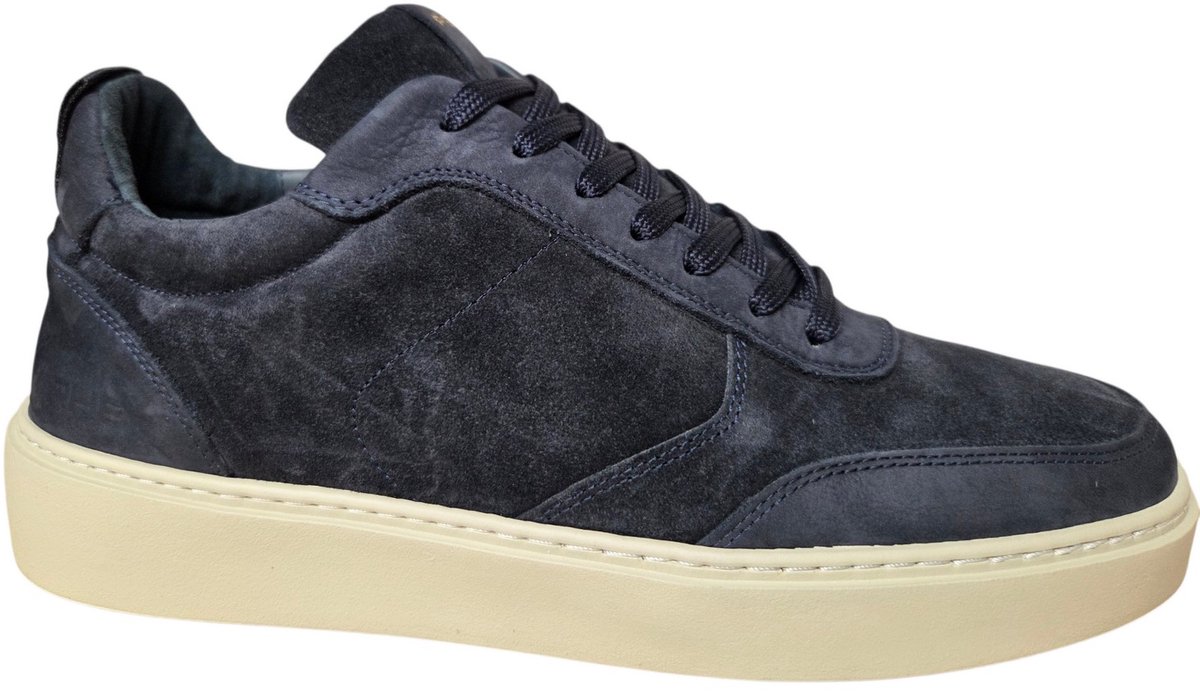 Rehab Oliver Mid Suede 8100 D Blue Sneakers Donker Blauw Suede en Nubuck Heren - Donker Blauw - 43