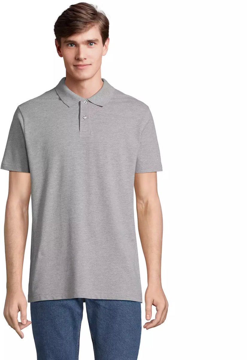 SOL'S Unisex Pulse Polo Shirt L04502 - Grey Melange - 4XL