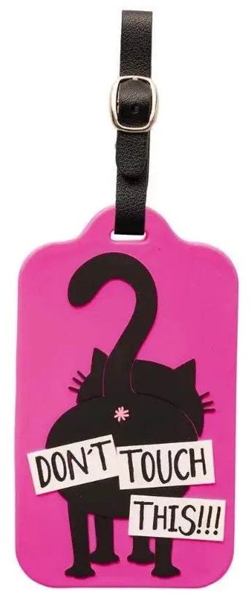 Ed the Cat Kofferlabel Don't Touch - Label