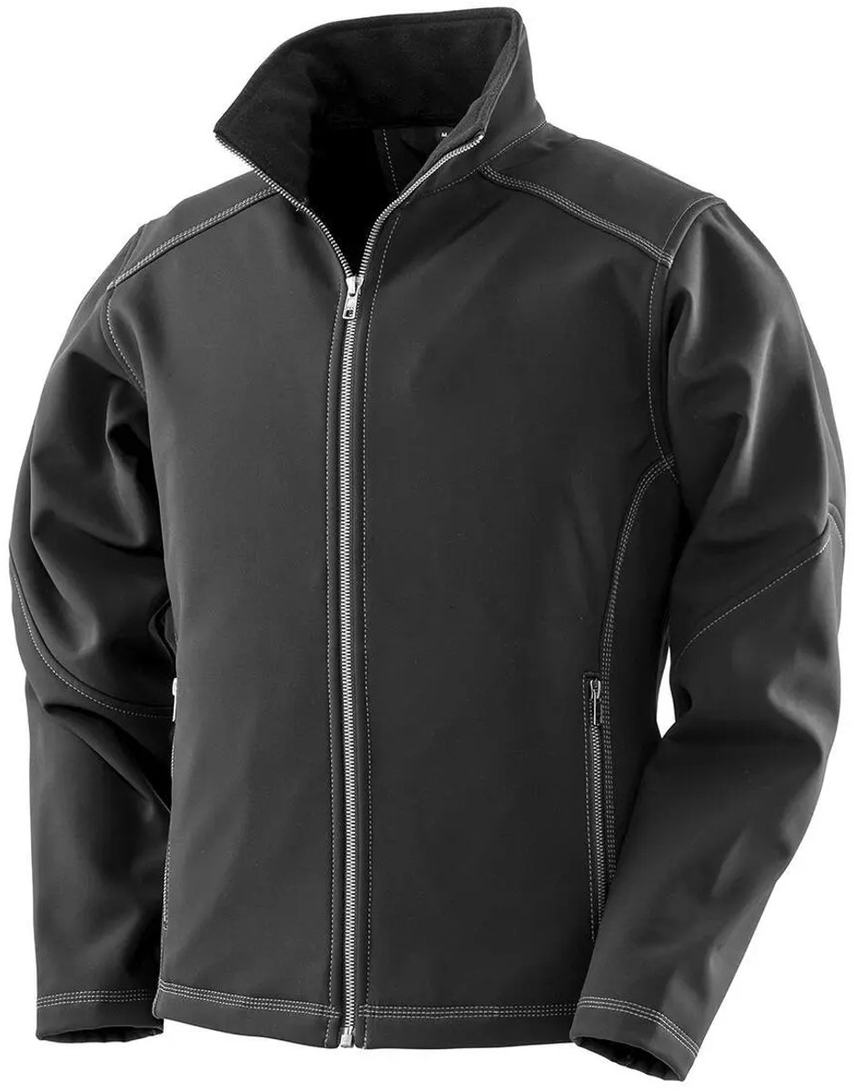 Result Women´s Treble Stitch Softshell Jacket RT455F - Black - M