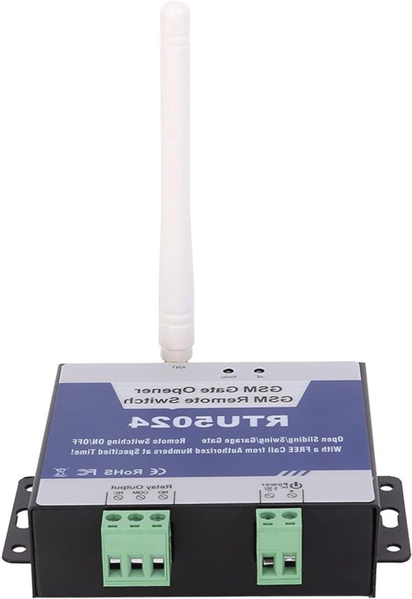 Draadloze automatische poortopener kit met GSM relais, afstandsbediening en upgrade voor deuren en rolluiken, DC 9-24V