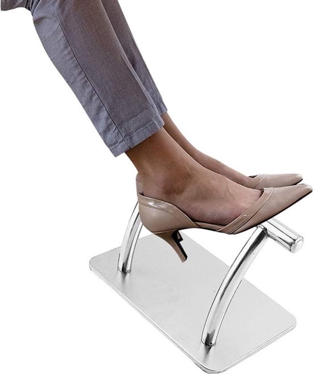 Comfortabele Schoonheidssalon Stoel met Voetsteun, Verstelbare Kapperstoel met Rvs Voetsteun voor Kappers en Schoonheidssalons, Ideaal voor Haarstyling en Spa Behandelingen