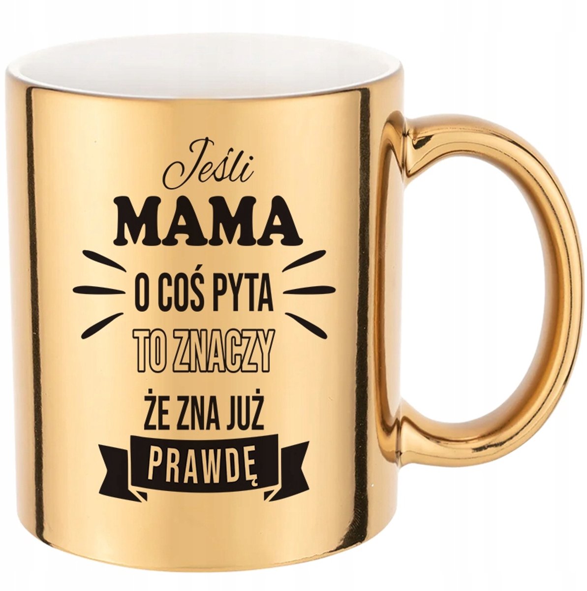 Luxe Gouden Mok 330ml - Stijlvol Cadeau voor Moederdag & Verjaardag