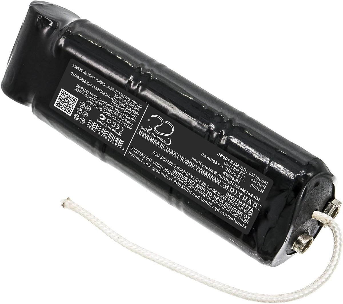 Metaaldetector Batterij - Oplaadbare Accu - Metaaldetectie - Hoge Capaciteit - 1400mAh - Zwart