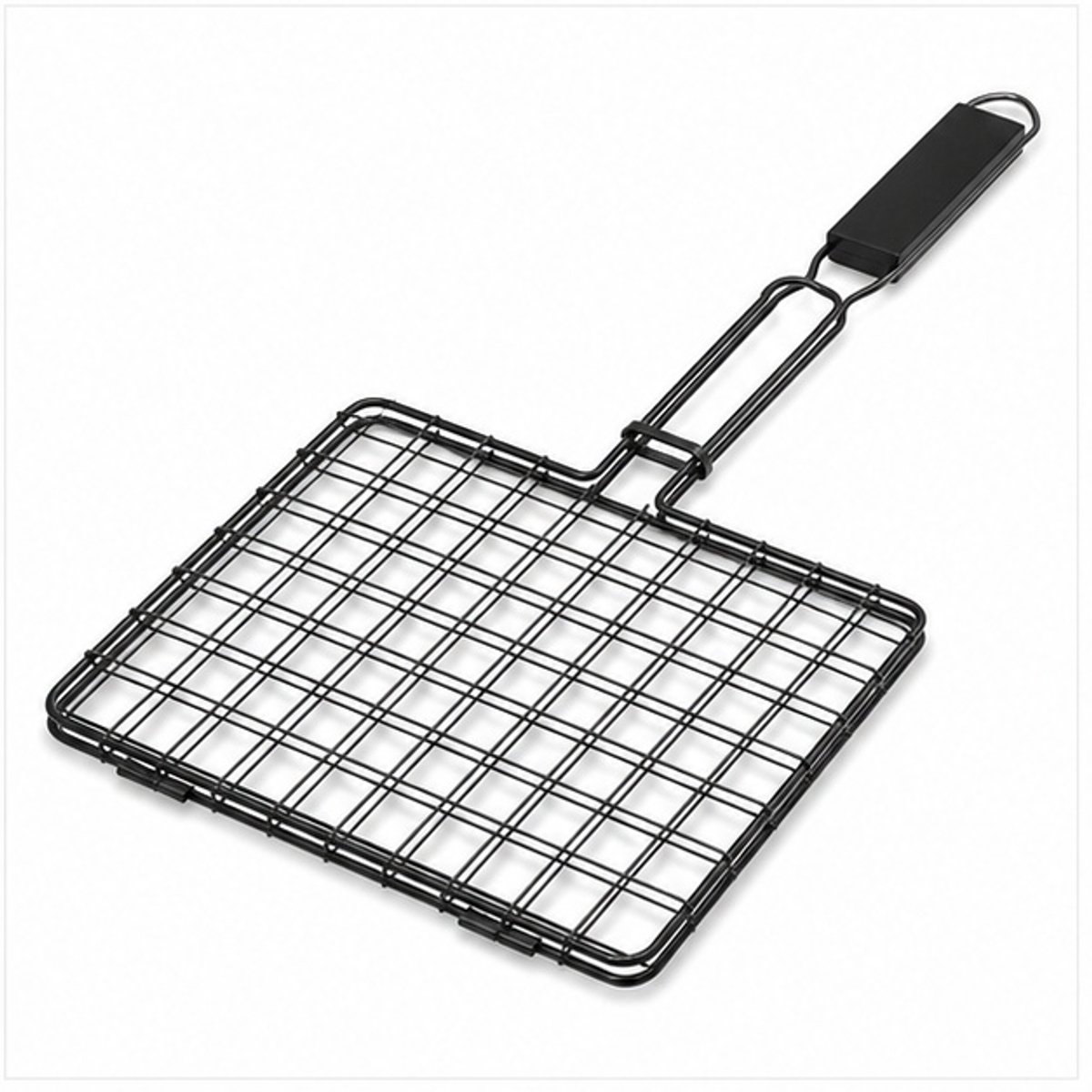 BBQ-grill 49 cm - Grillmand met handgreep en antiaanbaklaag