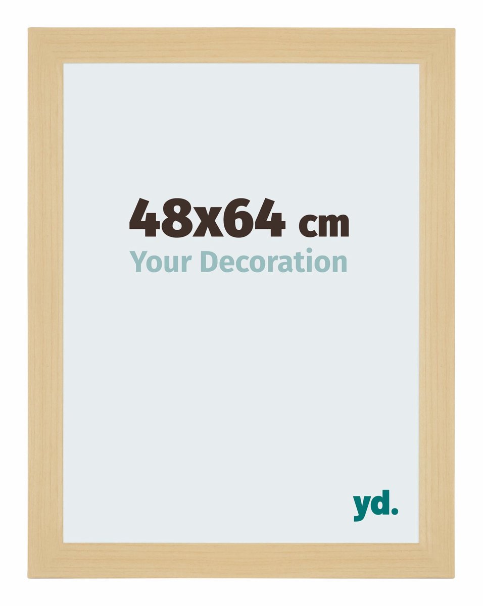 Your Decoration - Puzzellijst 48x64 cm - Ahorn Decor - Puzzellijst 500-1000 stukjes - MDF Fotolijst - Mura