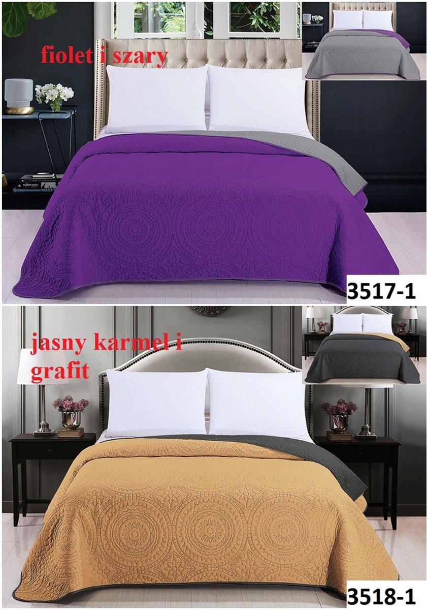 Dubbelzijdige sprei 160x200 cm - Stijlvol en praktisch