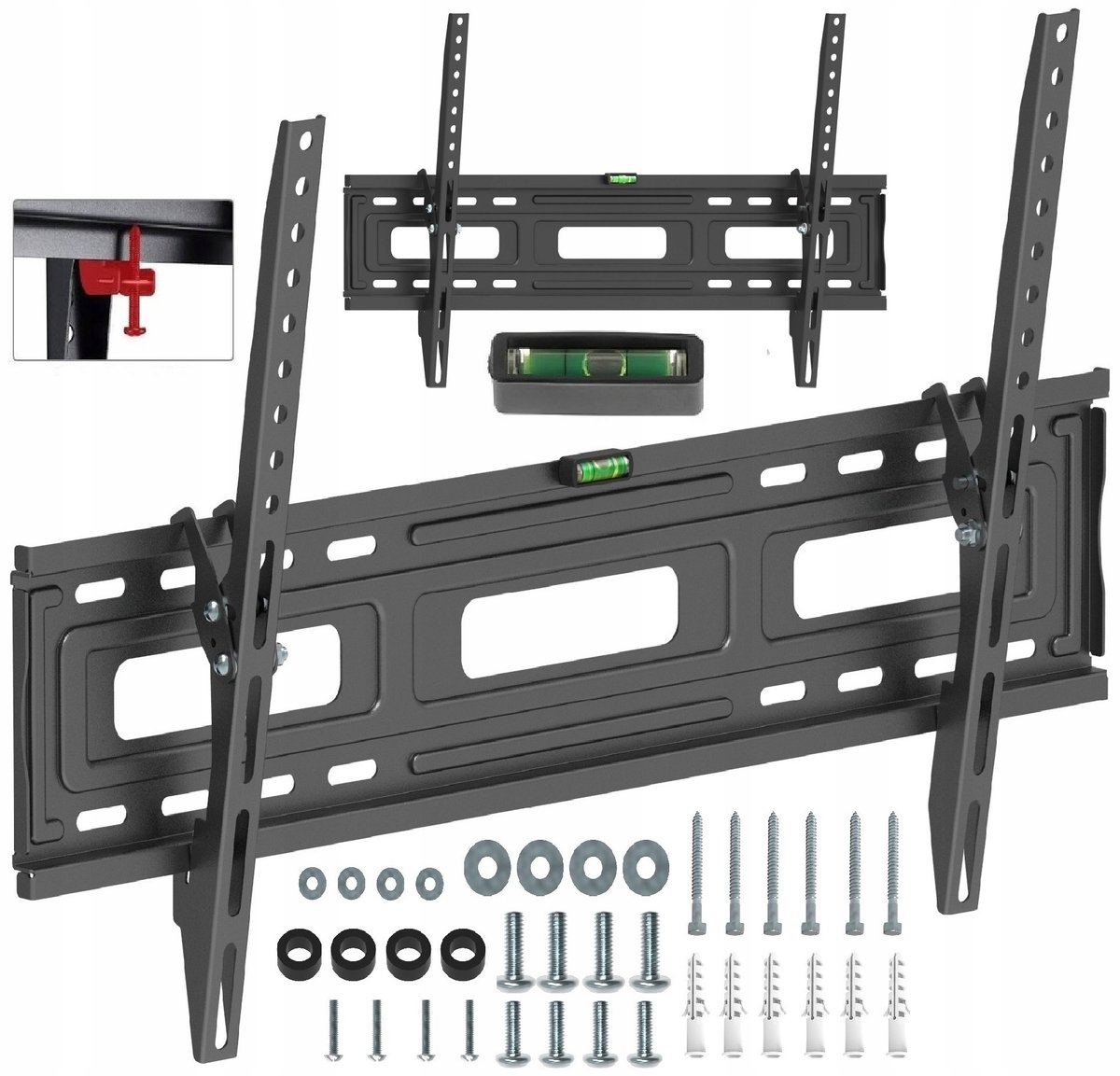 Extra Sterke TV Muurbeugel 40-86 inch, 60kg, Kantelbaar, Merkloos