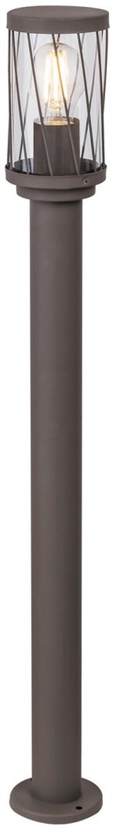Rabalux Budapest staande tuinlamp, IP44, kleur bruin, E27-fitting, max. 40 W, 8890