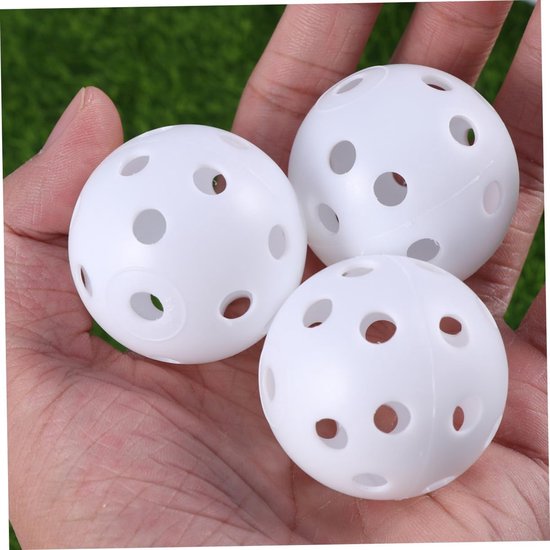 Golf Oefenballen - Lucht Golfballen - Golf Training - Beperkte Vlucht - 41 mm - Wit van GOLF — afbeelding 5