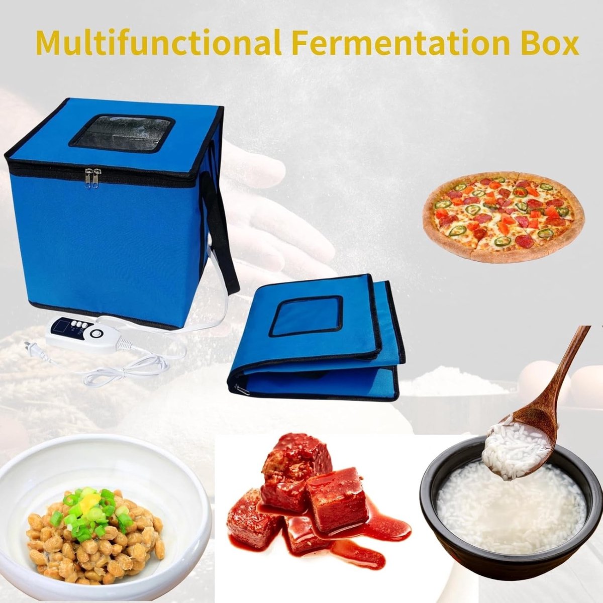 Tuinkast - Blauw - 43 x 43 x 43 cm - Opvouwbare Fermentatiebox van Oxford Stof - Voor Thuisgebruik