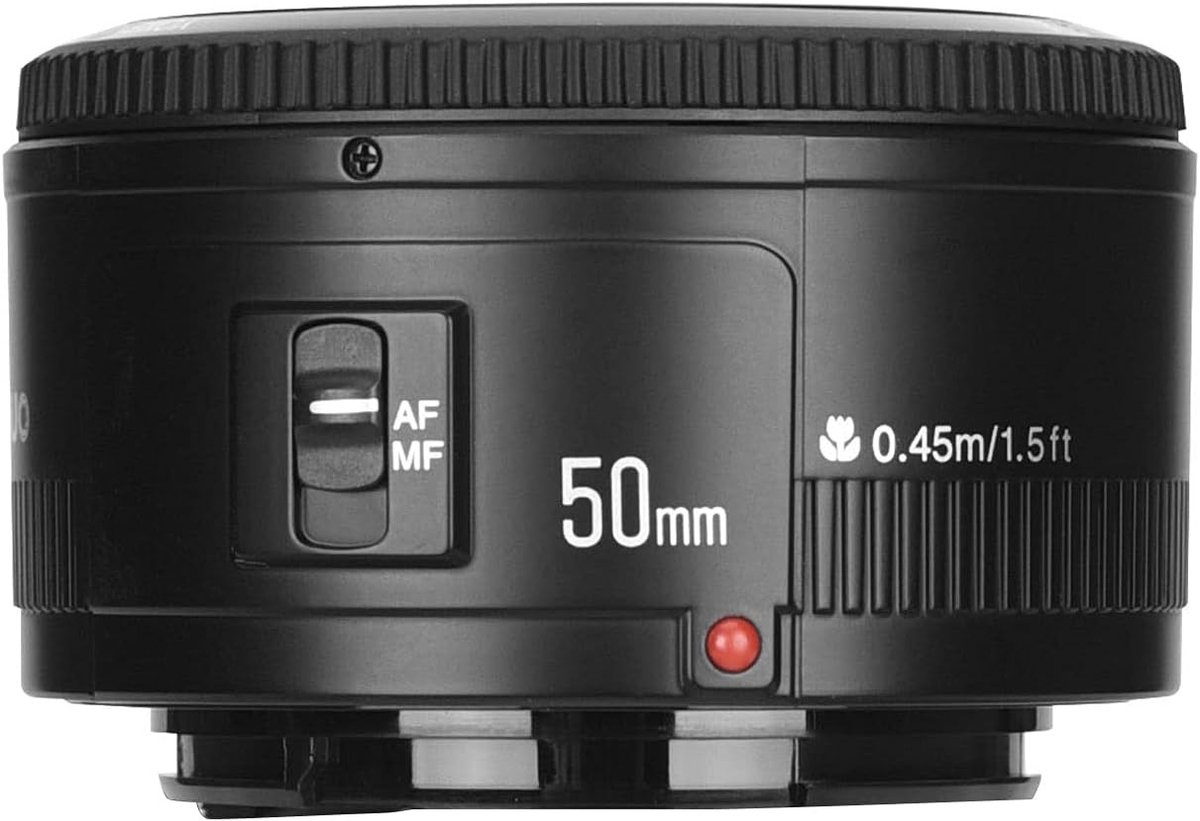 50mm F/1.8 Auto Focus Lens voor Canon EF Mount - Ideaal voor Portret- en Landschapsfotografie