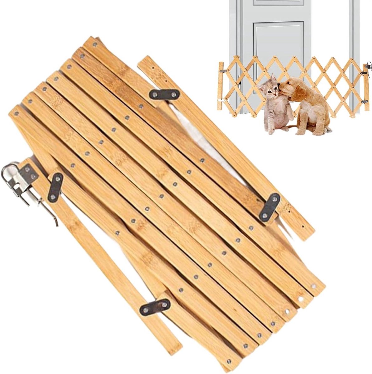 Hondenpoort - Huisdierhek - Veilige Ruimte Creëren - Inklapbaar & Verstelbaar - 25-110 cm - Niet gespecificeerd