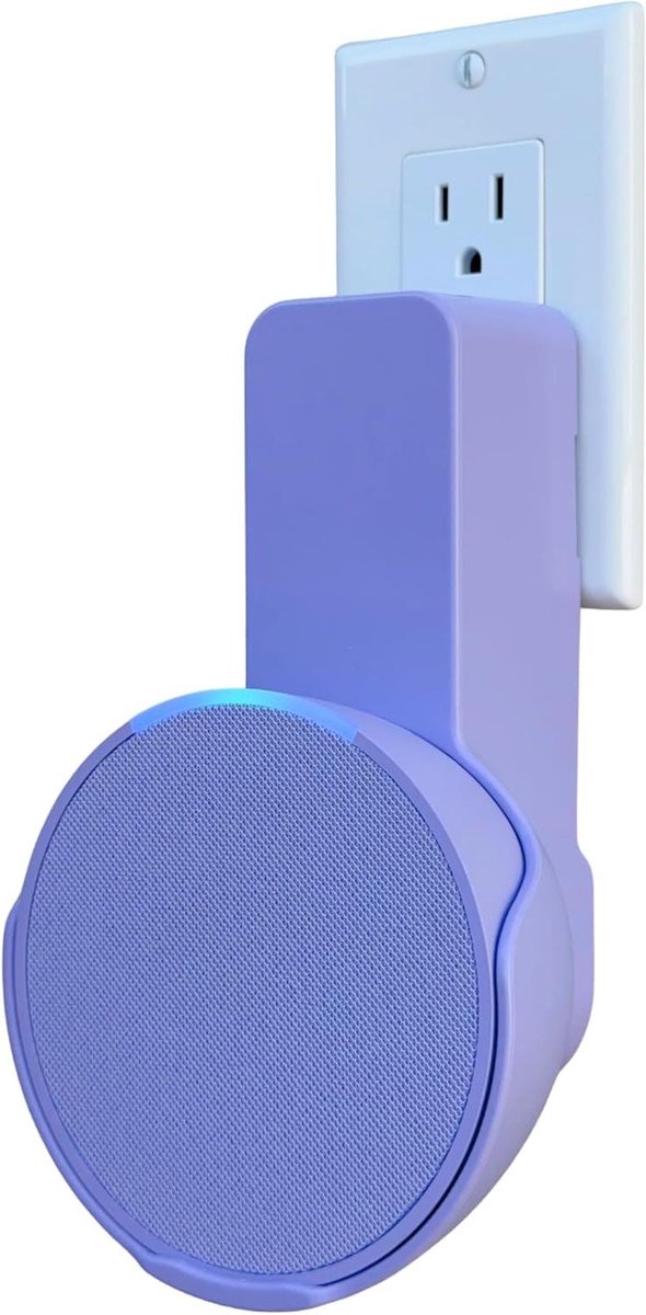 Luidspreker Wandhouder - Speaker Mount - Ruimte Besparen - Geen Boren Nodig - 100 g - Lila