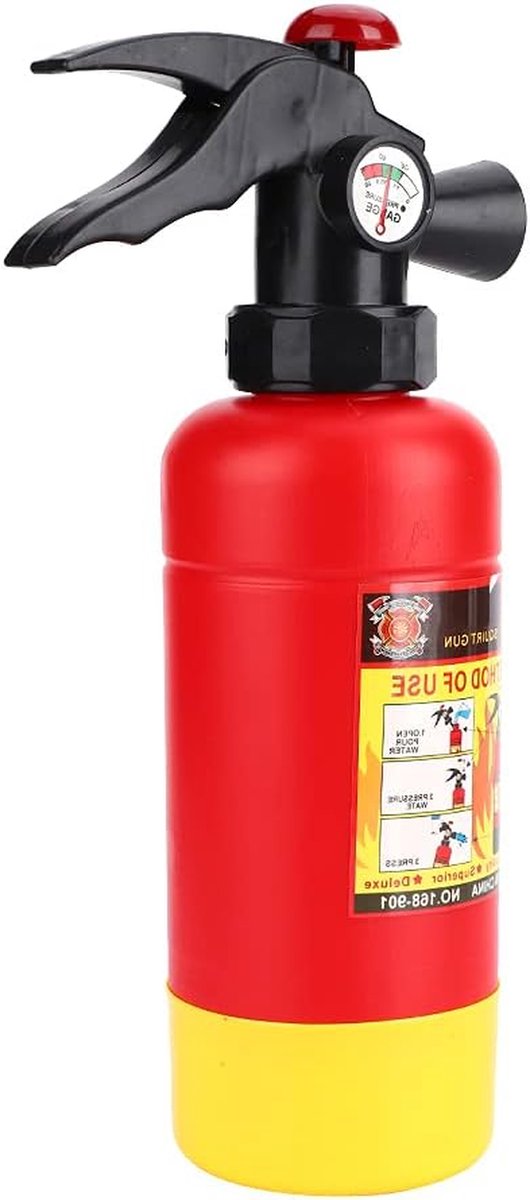 Speelgoed Brandblusser - Water Spray Speelgoed - Buitenspelen - Hoge Druk Spuit - 29 cm - Rood