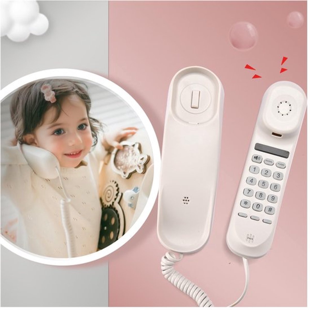 Speelbord Sensorisch - DIY Busy Board - Montessori Muzikale Speeltjes - Ontwikkelingsmaterialen 1-4 Jaar - Peuter Speelaccessoires - Kinderneptelefoon met Geluid - Speelmat