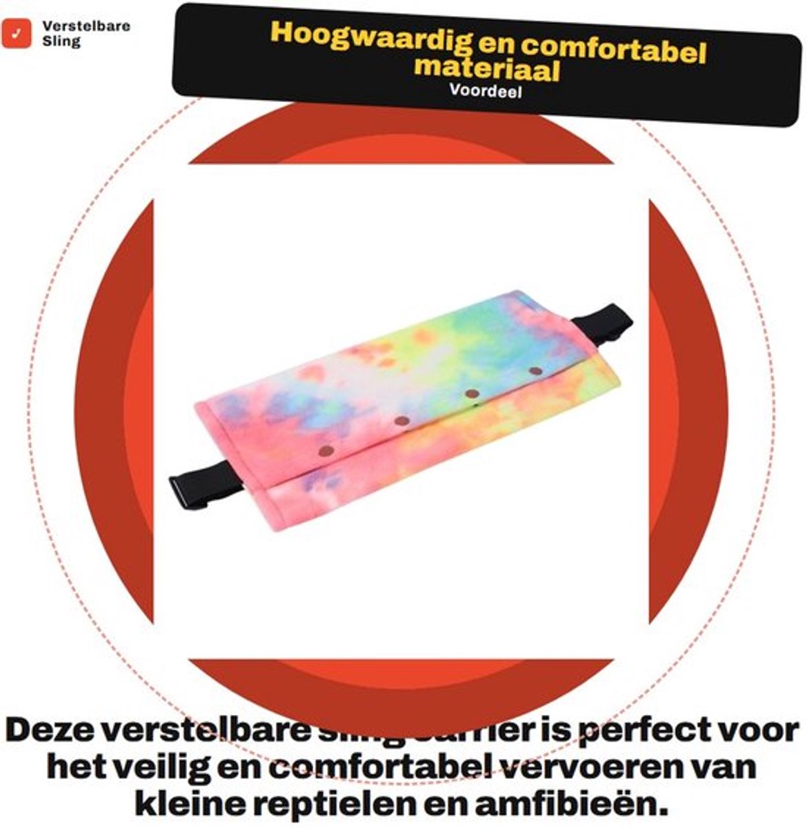 Hagedis Riem Verstelbaar - Fluwelen Harnas - Handsfree Huisdier Draagtas - Lichtgewicht - Ademend - Comfortabele Ruimte - Huisdierdrager