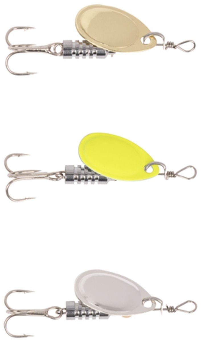 Zebco Magic Spinner Set 3g – Mixed – 3 Stuks