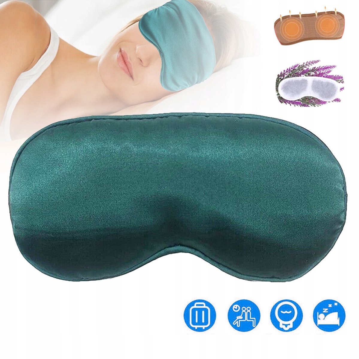 Verwarmde Oogmasker USB - Verlichting voor Vermoeide Ogen