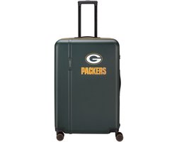 Travelite travelite x NFL 4 wielen Trolley L 76 cm - Harde bagage - TSA slot - green bay packers